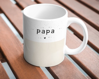Tasse für Papas |Papa Tasse mit Wunschtext| personalisierbares Geschenk