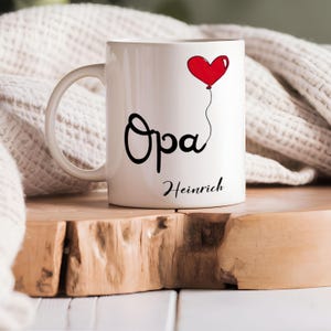 Personalisierte Tasse für Großeltern, Geschenk für Opa, Großvater | Kaffeetasse Namenstasse | Geschenkidee | Individuell bedruckt