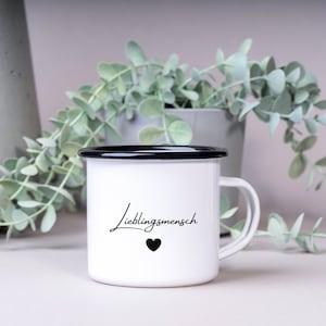 Enamel cup| Mug| favorite person| Personalized with your desired name