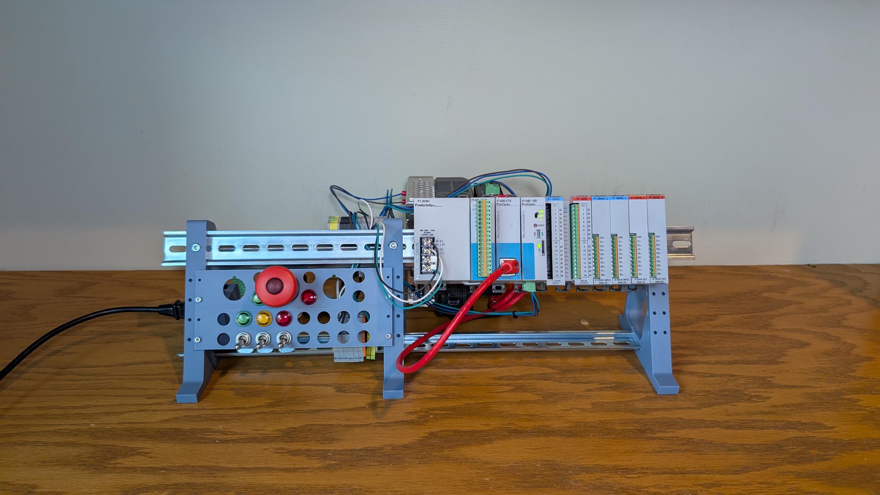 Desktop DIN Rail PLC Trainer / Test Stand With Operator Panels! - Etsy