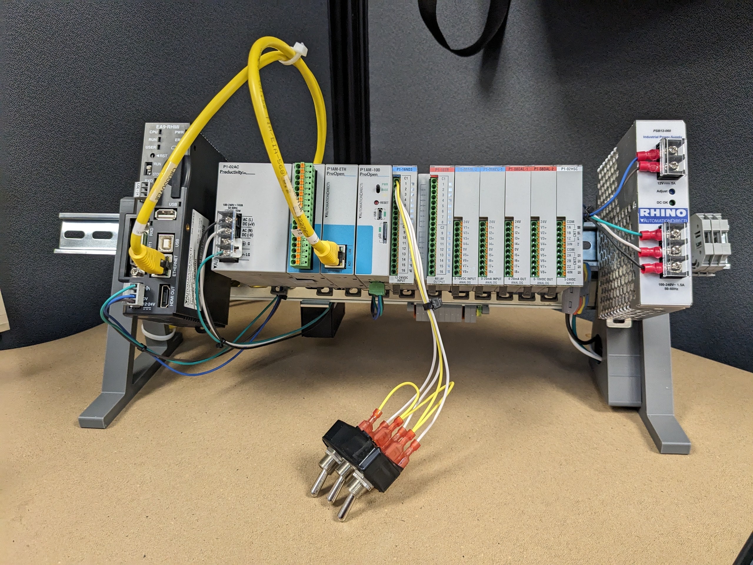 Desktop DIN Rail PLC Trainer / Test Stand With Operator Panels! - Etsy
