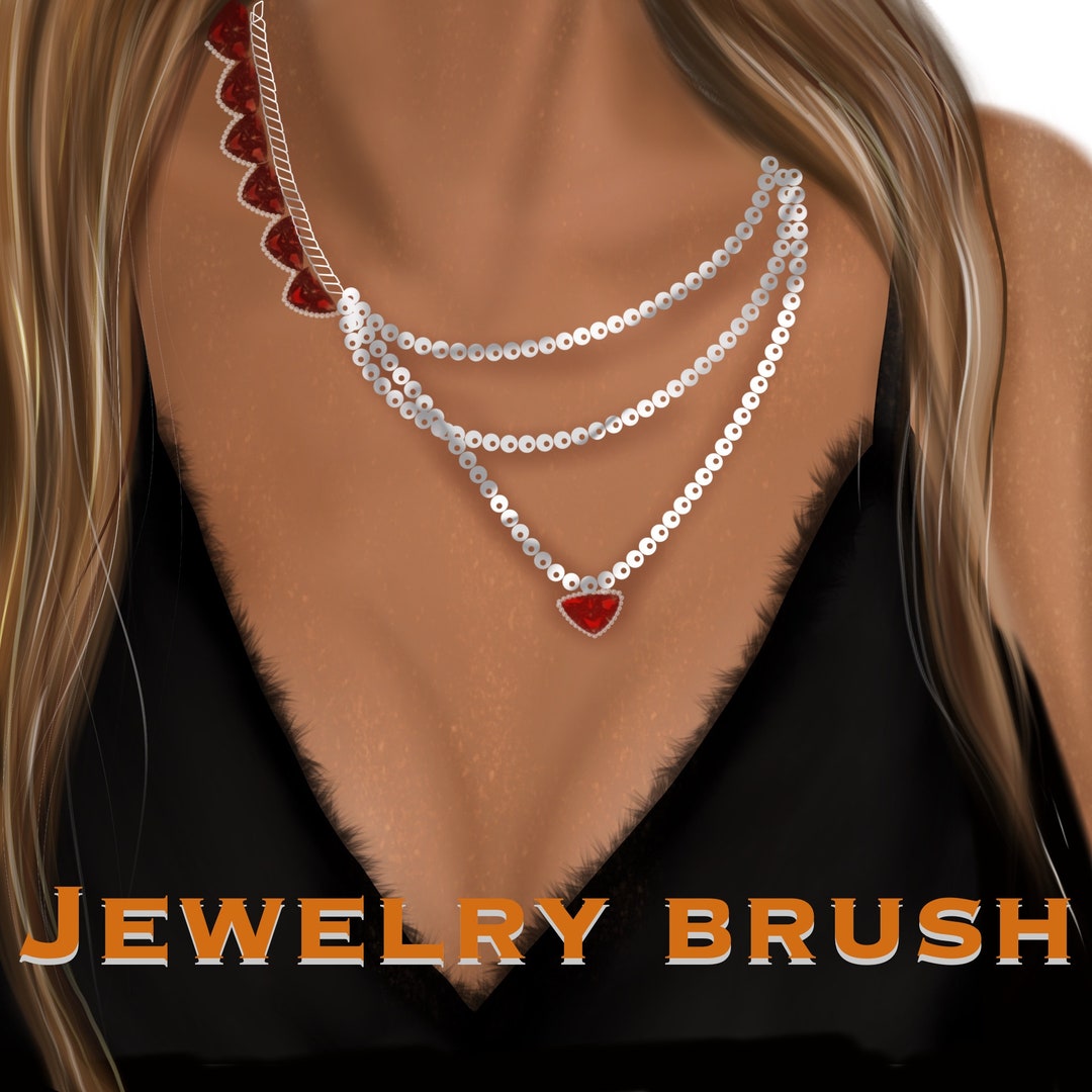 Procreate Jewelry Brushes, Procreate Brushes, Bundle Set Etsy