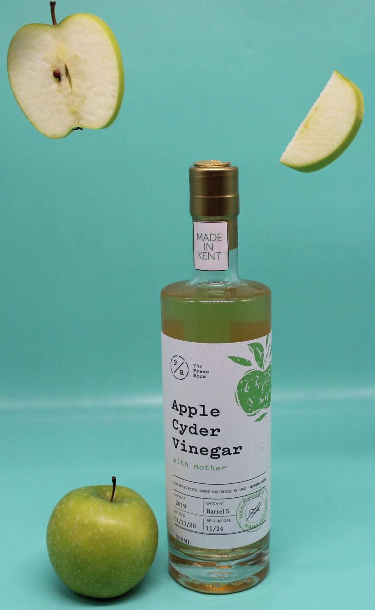 Kentish Organic Apple Cyder Vinegar With Mother Etsy
