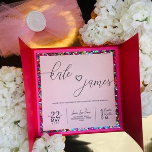 Wedding Valentines day inspired Template Bundle. Fully custom on Templett-Square Edition Digital Download