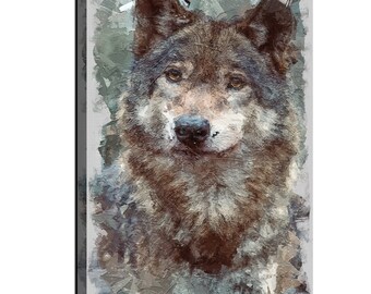 Timber Wolf Gesicht Portrait Distressed Grafik Kunst Design Langarmshirt Timber Wolf Gesicht Portrait Distressed Grafik Kunst Design Langarmshirt