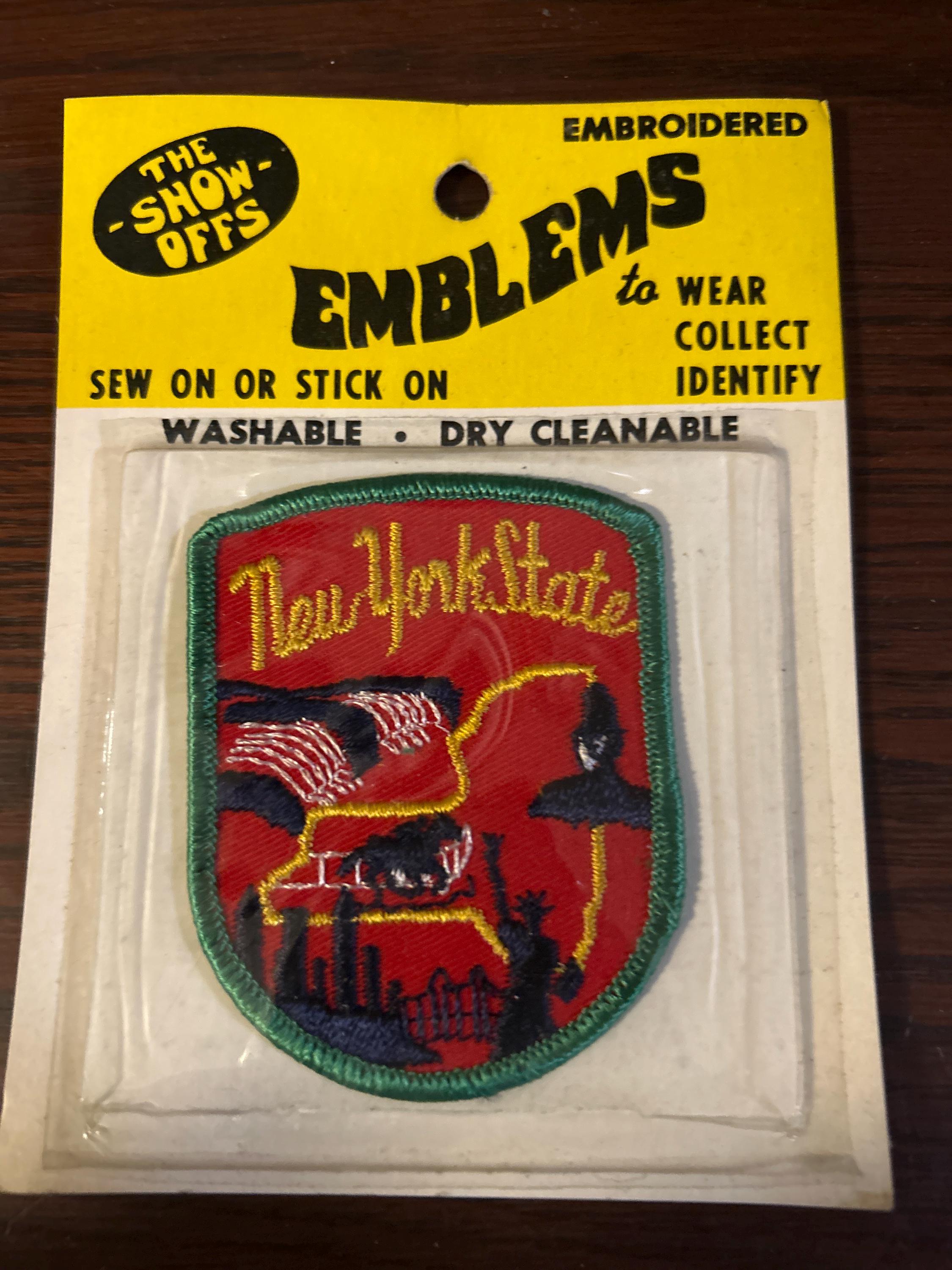 Sw Sh Emblems Emblems Embroidered Patch 'the Show Offs' Vintage 70s New York - Etsy