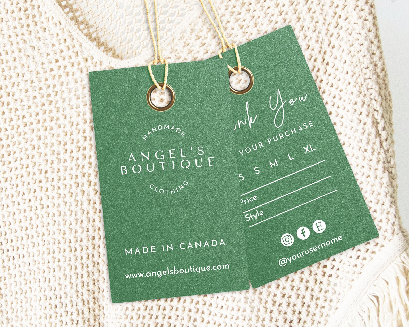 Price Tag Template for Clothing Boutique Hang Tag Label Etsy