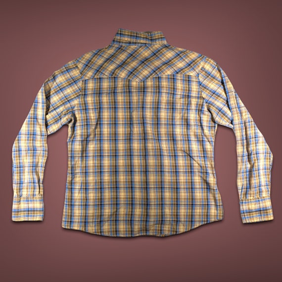 Vintage Plaid Western Shirt - image 4