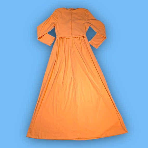 Vintage Peach Maxi Dress - image 5