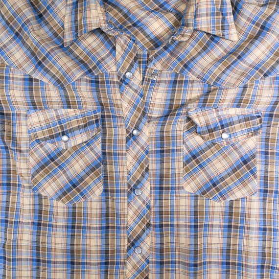 Vintage Plaid Western Shirt - image 2