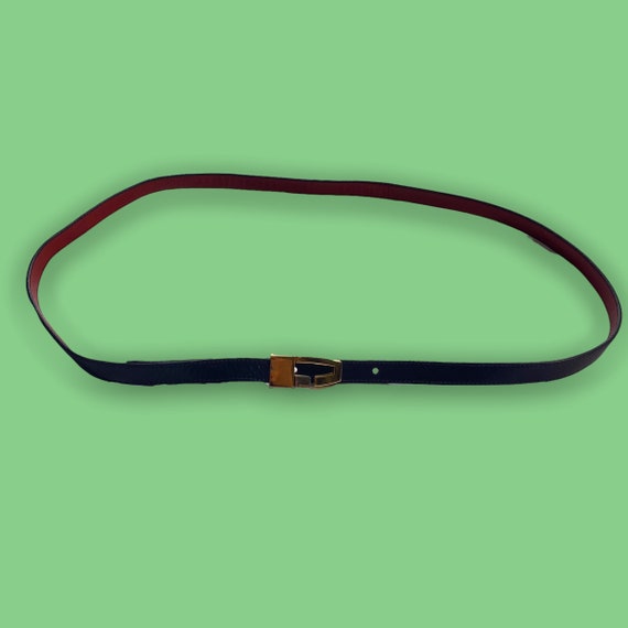 Vintage Black and Red Belt Gem