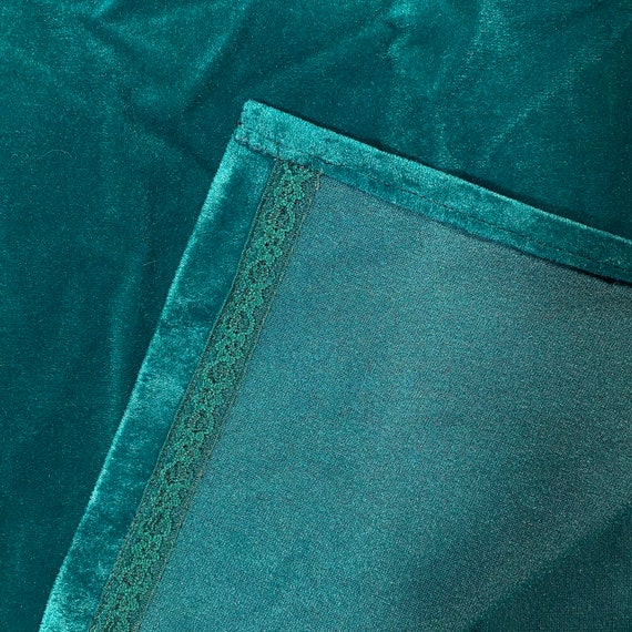 Vintage Green Velvet Dress Gem