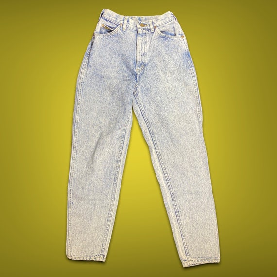 Vintage Lee Acid Wash High Waisted Jeans