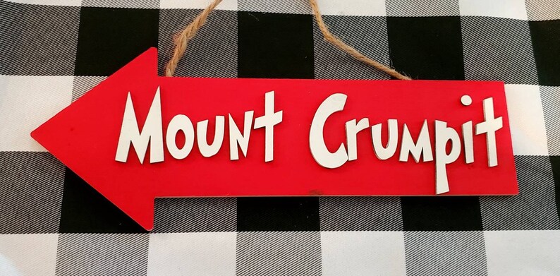 Christmas Wood Sign Who Ville Mount Crumpit Grinchs Lair - Etsy