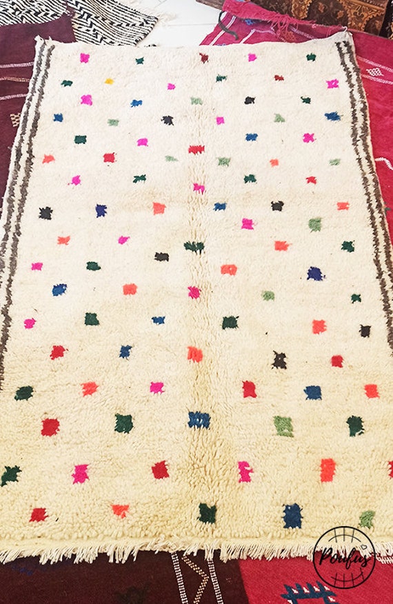 Berber Carpet Beni Ouarain - Tapis Berbère Handmade Moroccan Rug