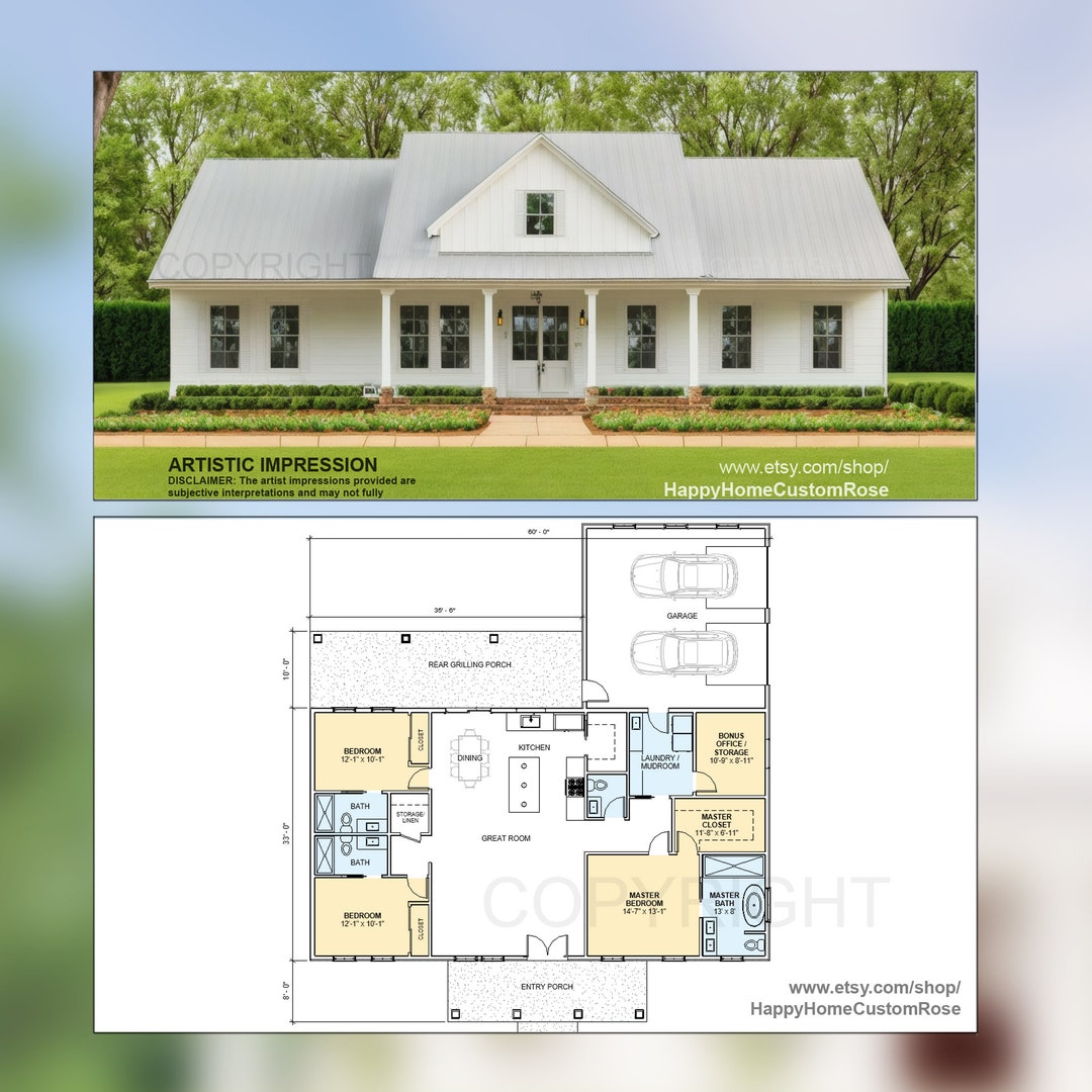 Bungalow Architecture Floor Plan