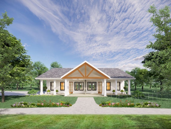 値下済 Duplex CustomDesignedCases75×50×33.5 Gable Truss Duplex House Plan Design With Garage - 1836 SF