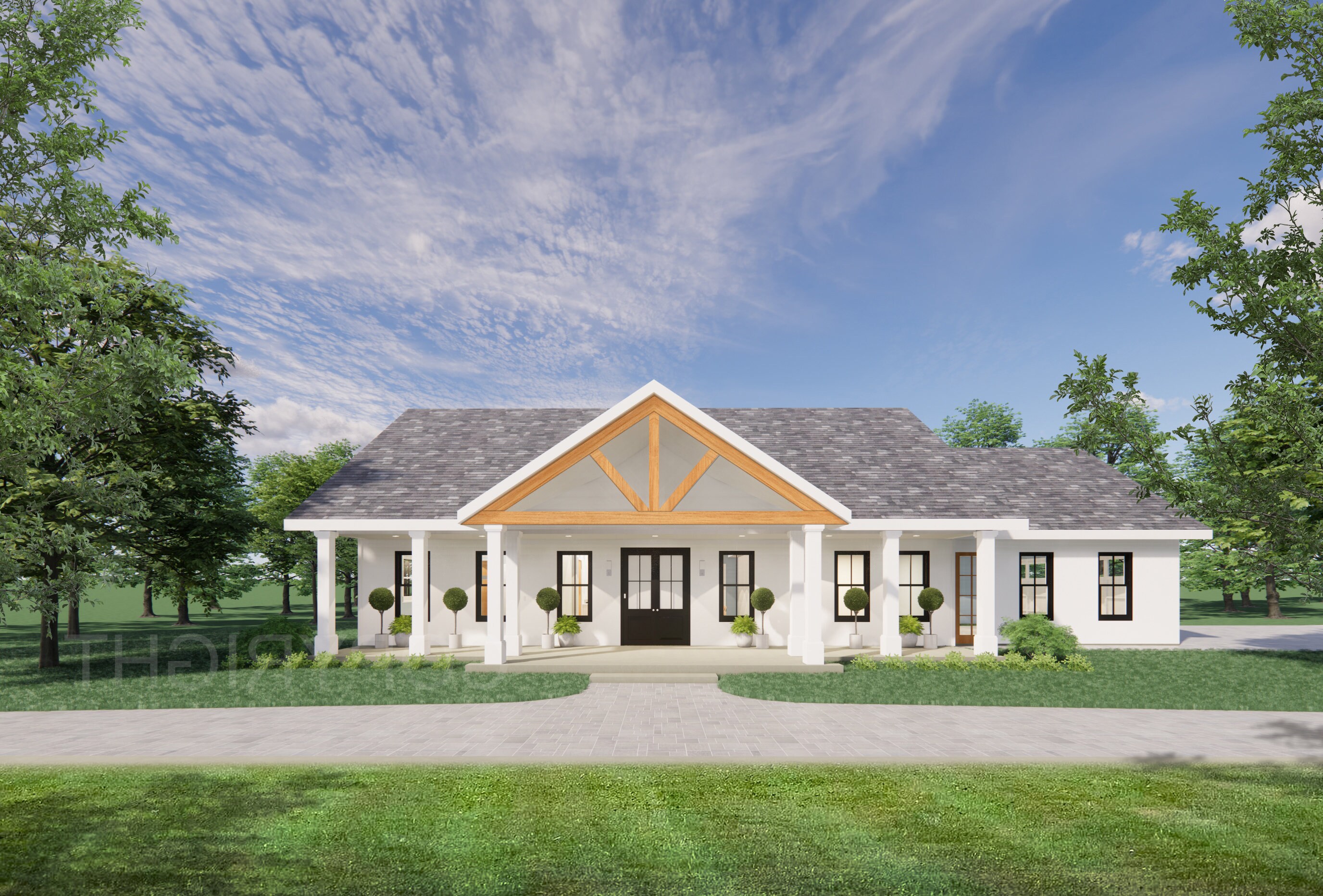 Cedar Springs Barndominium 3 Bed 2 Bath Double Garage 70'x33' Wood