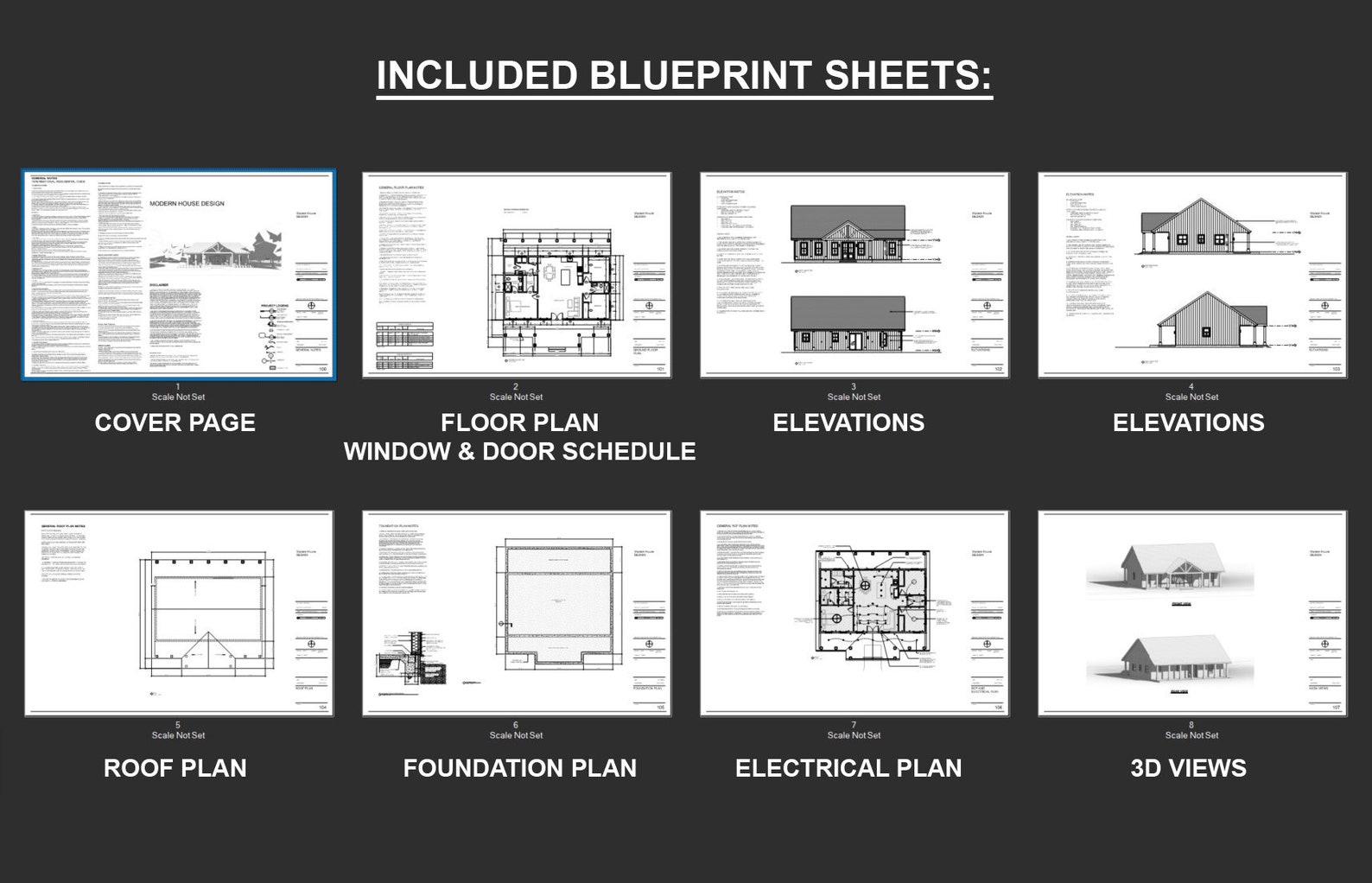 Lakeview House Construction Plans Open Plan Design Modern Farmhouse 3