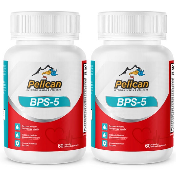 BPS-5 blood Pressure Health Supplement-12 Bottles-720 - Etsy New Zealand