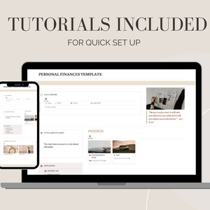 Personal Finance Notion Template Notion Dashboard Notion Planner