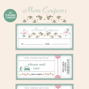 Mom Coupons - Printable