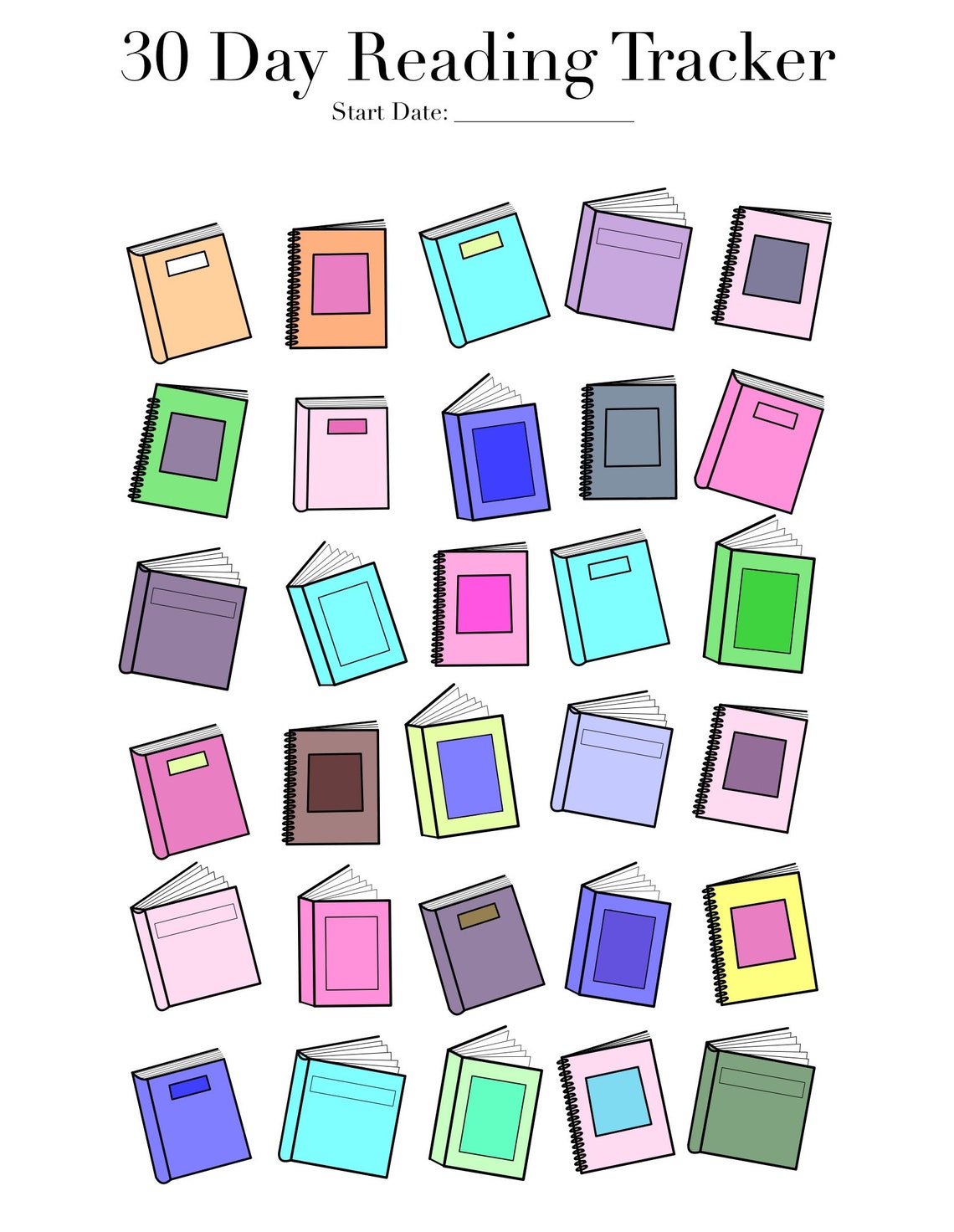 30 day story tracker 30 day story tracker