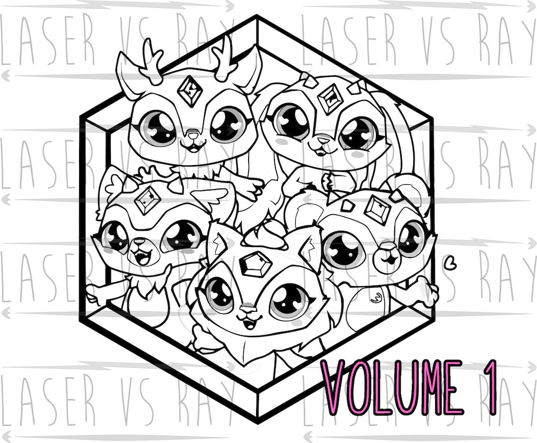 Magic Mixies Mixlings Coloring Page, Printable Coloring Page