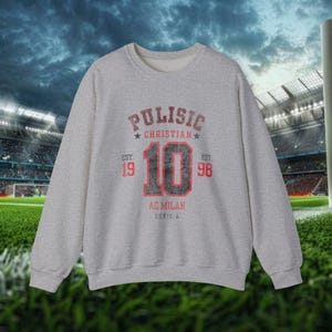 Christian Pulisic Milan Vintage Gildan Rundhals-Sweatshirt
