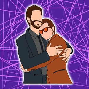 Tom und Andrew Sticker