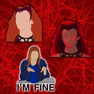 Wanda Maximoff/Scarlet Witch Stickers