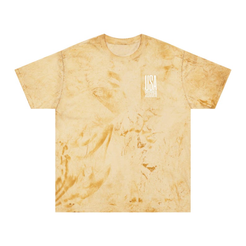 Christian Pulisic USMNT Retro Vibe Comfort Colors T-shirt Citrine
