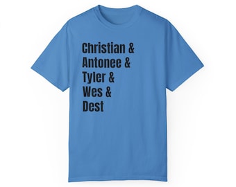 USMNT team shirt: christian pulisic Antonee Robinson Tyler Adams Weston mckennie sergino dest comfort colors shirt