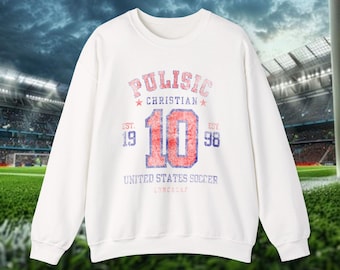 Christian Pulisic United States Soccer Vintage Crewneck Sweatshirt