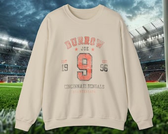Joe Burrow Bengals Vintage Gildan Crewneck Sweatshirt