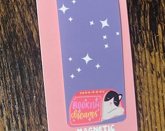 Cat Magnetic Bookmark – Bookish Dreams Page Marker