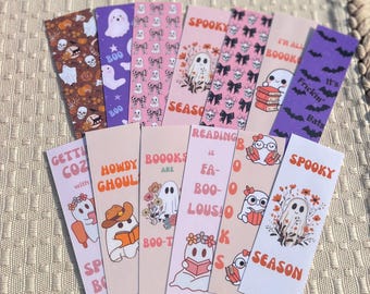 Handmade Ghost Bookmark | Spooky Season Book Lover Gift