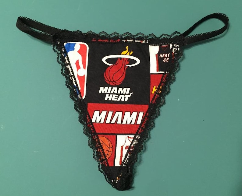 Sexy Womens MIAMI HEAT Nba Basketball Gstring Thong Underwear Etsy