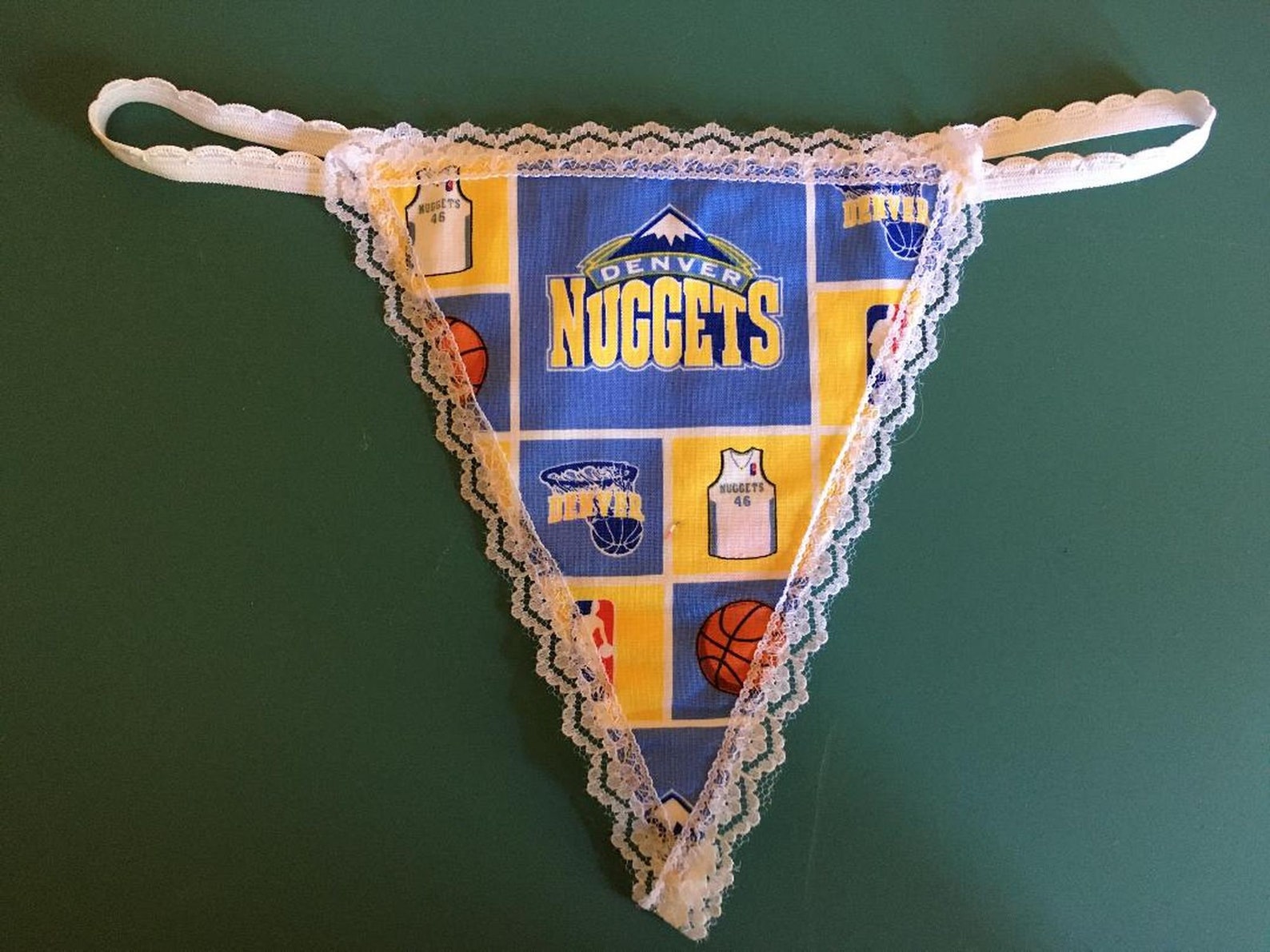 Sexy Womens DENVER NUGGETS Nba Basketball Gstring Thong Etsy