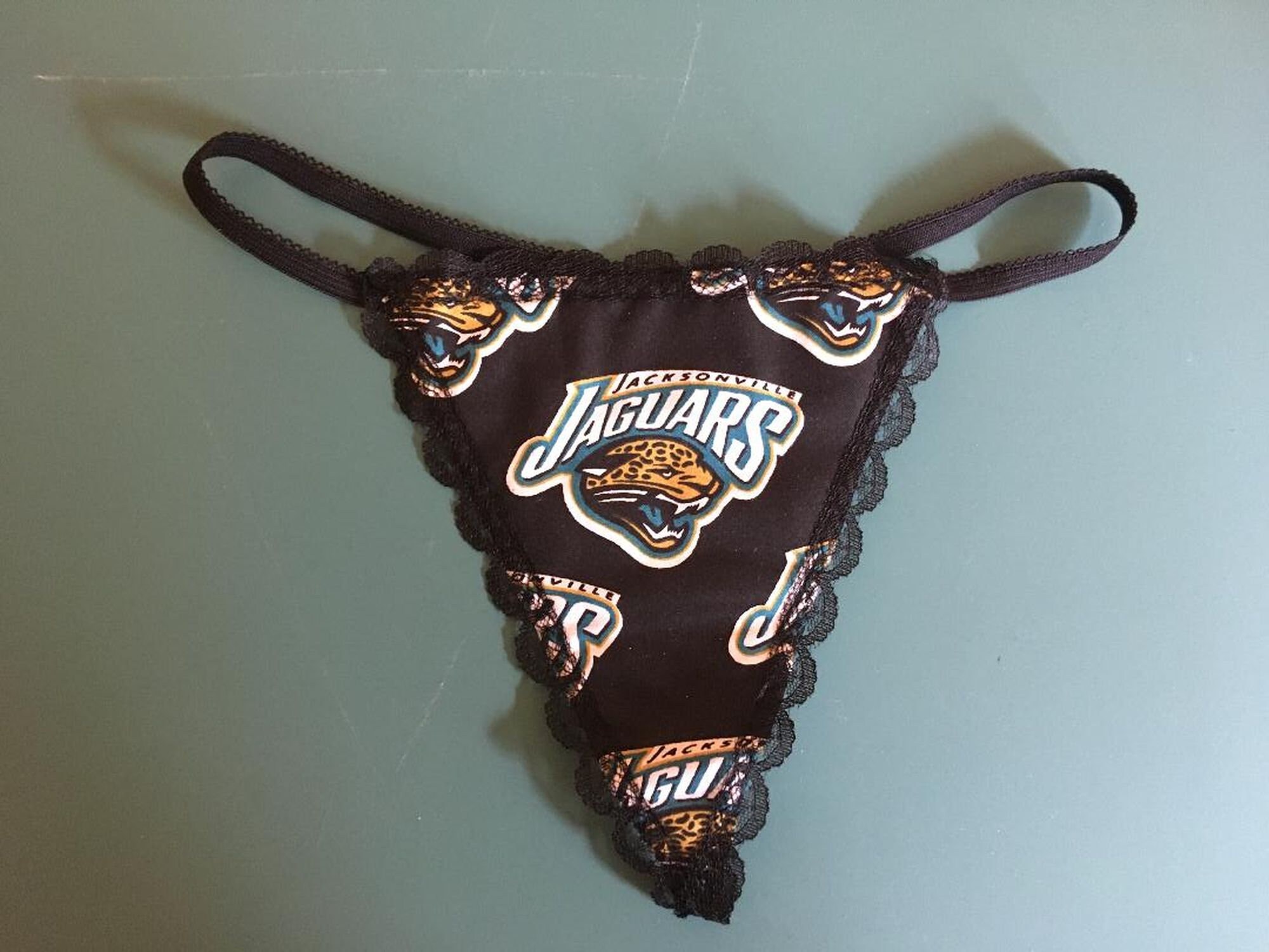 Womens JACKSONVILLE JAGUARS Nfl Football Gstring Thong Etsy