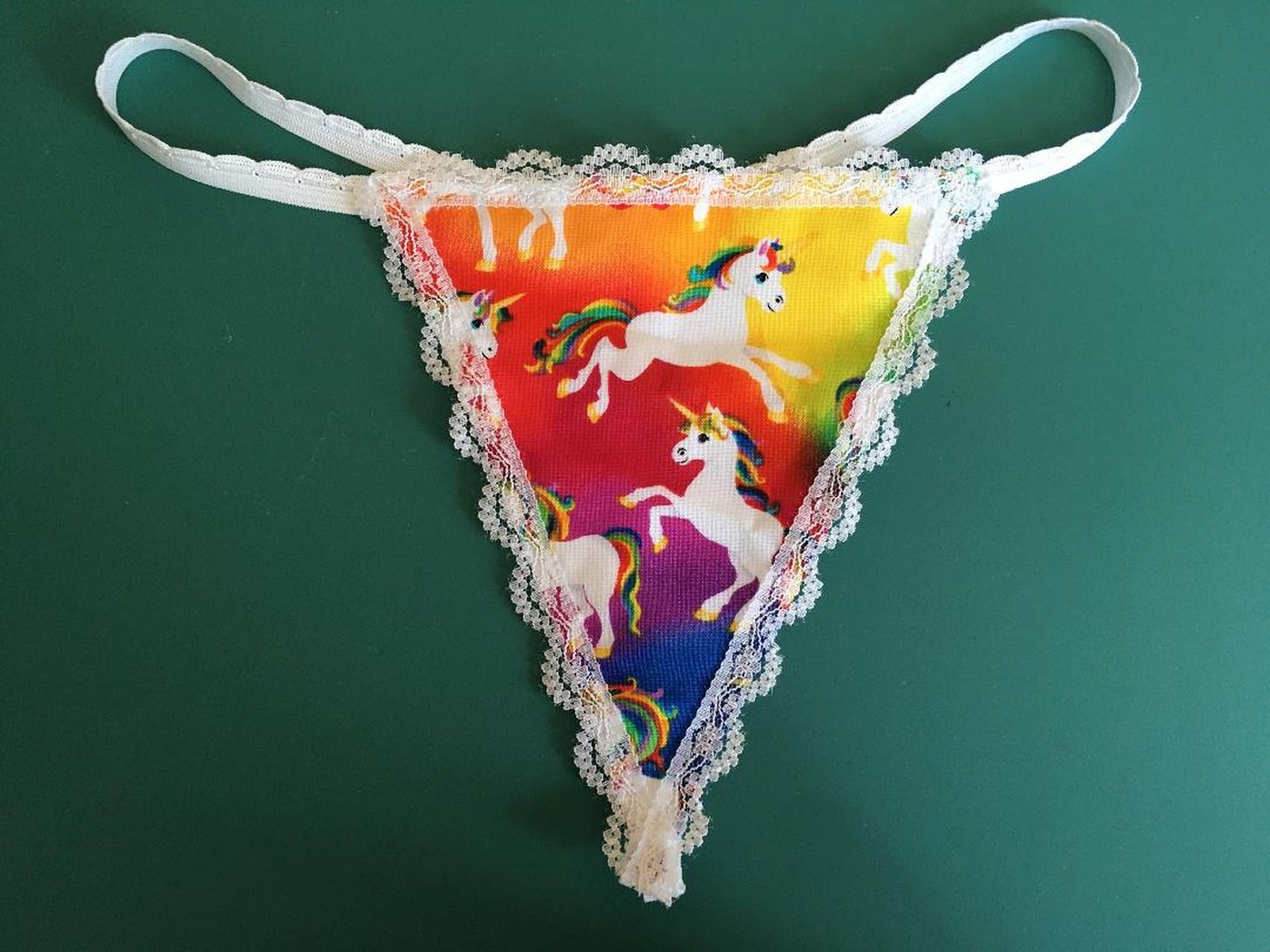 Womens UNICORN Gay Pride Rainbow Sexy Gstring Panties Thong | Etsy