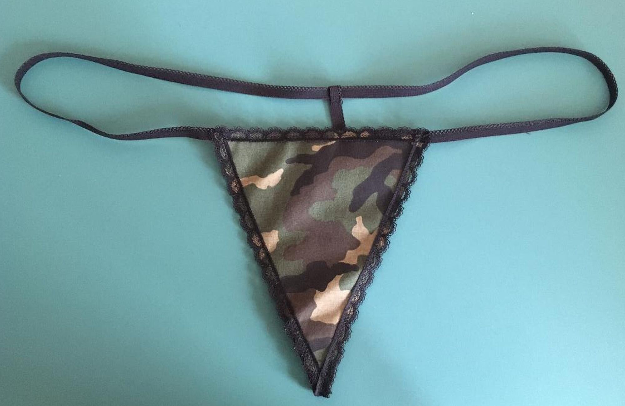 Womens WOODLAND CAMO Hunting Camoflauge Gstring Thong Etsy