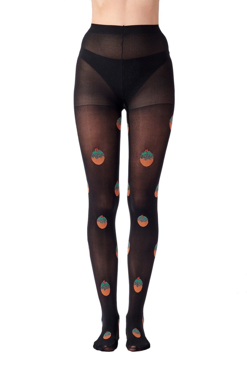 christmas pudding tights