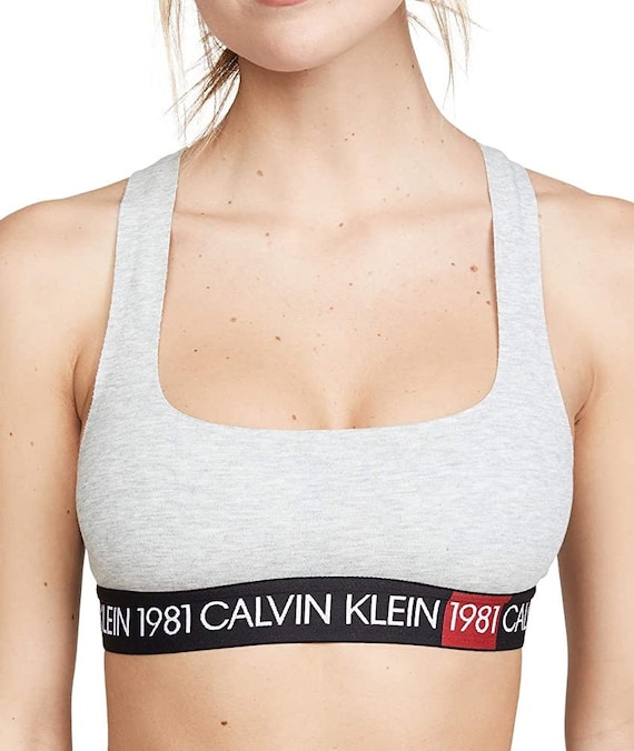 Saml op kravle Addiction Calvin Klein 1981 Bold Unlined Bralette QF5577 - Etsy