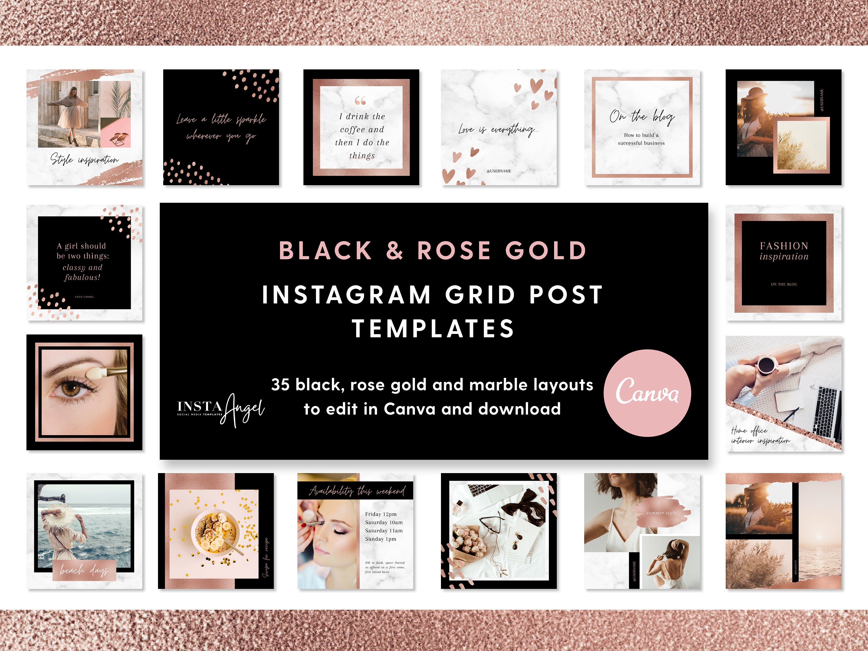 Free Women's Day Instagram post templates to edit