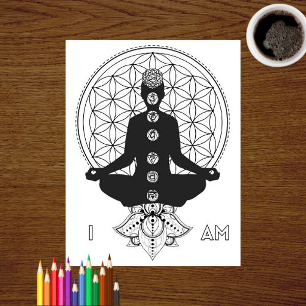 buy-chakras-on-flower-of-life-coloring-page-online-in-india-etsy-india