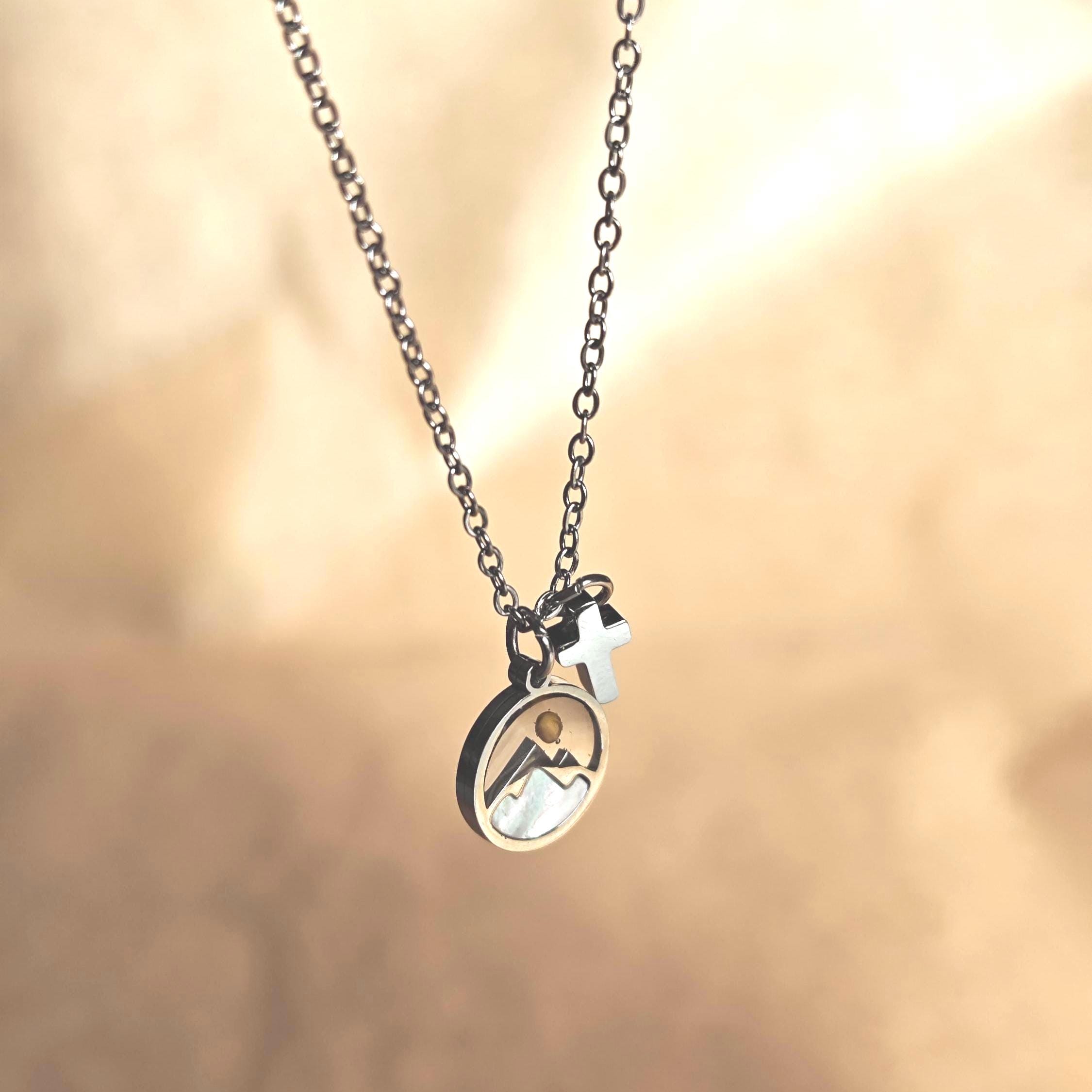 Move Mountains Mustard Seed Armband, Zilver/Goud Religieuze