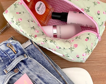 Travel Makeup Bag Large Cosmetic Bag Make up Case Organizer for Women –  narwey