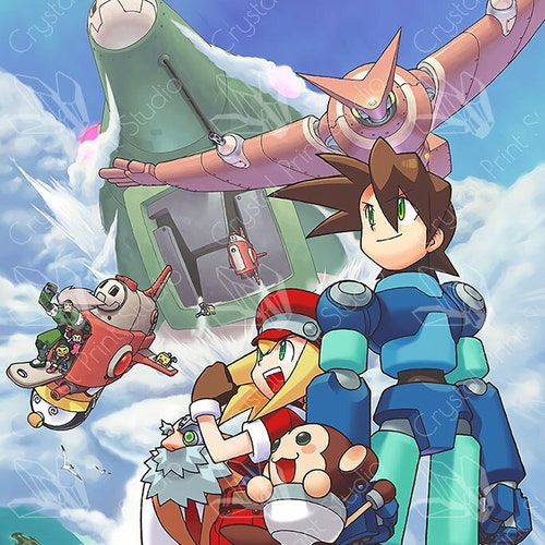 Mega Man Legends Art Poster