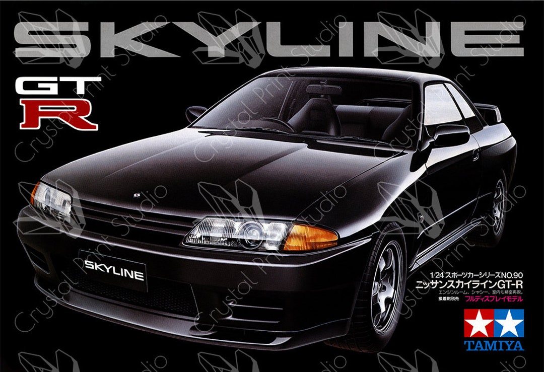 Nissan Skyline GTR R32 Tamiya Poster - Etsy